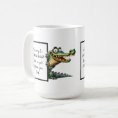 Grappig papa cadeau met grappige en eigenzinnige a koffiemok (Voorkant links)