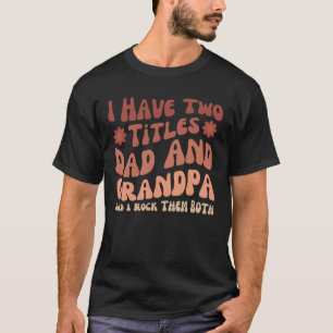 Grappig papa citaat opa cool papa t-shirt