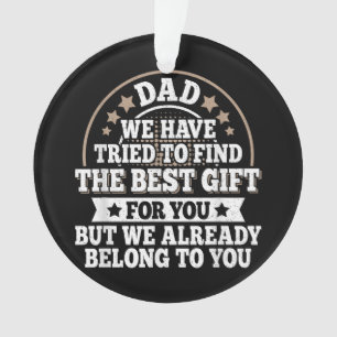 Grappig Papa Gezegde Grafische Vintage Papa Vader Ornament