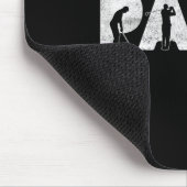 Grappig Papa Golf Daddy Grappig Vaderdag Gift Muismat (Hoek)