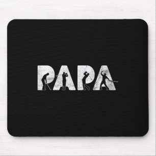 Grappig Papa Golf Daddy Grappig Vaderdag Gift Muismat