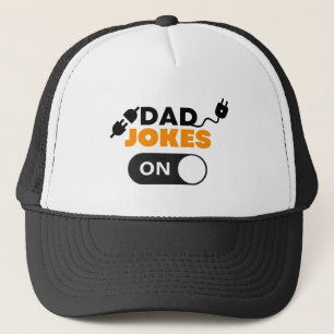 Grappig papa grapt over Vaderdag citaat typografie Trucker Pet