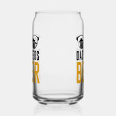 Grappig papa heeft bier woord kunst nodig blikvorm glas (Links)