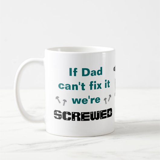 Grappig papa Mok voor Mr Fix It (Links)