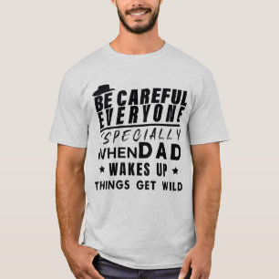 Grappig Papa Ontwerp Humoristische Familie Quote v T-shirt