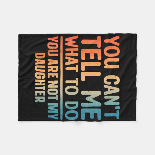 Grappig papa ontwerp voor vader papa Mannen van da Fleece Deken (Voorkant (Horizontaal))