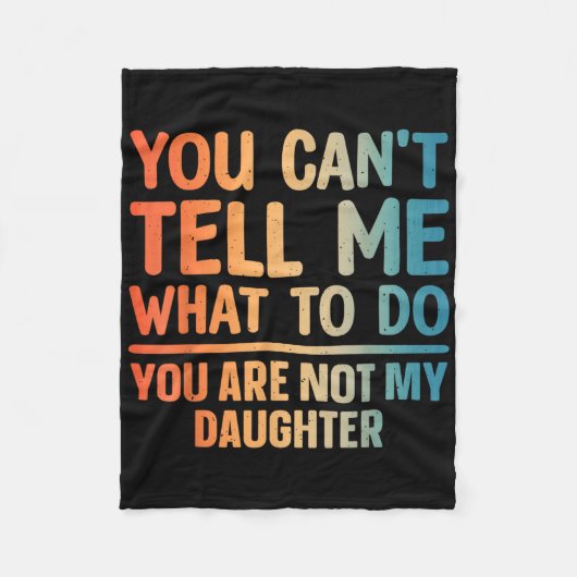 Grappig papa ontwerp voor vader papa Mannen van da Fleece Deken (Voorkant)