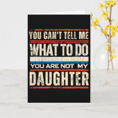 Grappig papa-shirt van dochter Mannen grappig Vade Kaart (Gele Bloem)