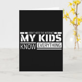 Grappig papa-shirt van kinderen Heren Grappige Vad Kaart (Gele Bloem)