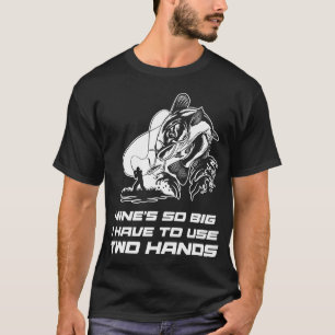 Grappig Papa Vis-Shirt Mijnen Grote Gebruik Twee H T-shirt