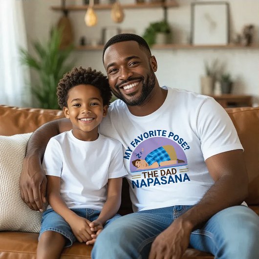 Grappig Papa Yoga Napasana T-shirt