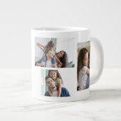 Grappig papa's foto collage koffie Mok (Voorkant rechts)