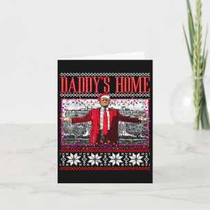 Grappig Papa's Home Trump Lelijke Kersttrui XM Kaart