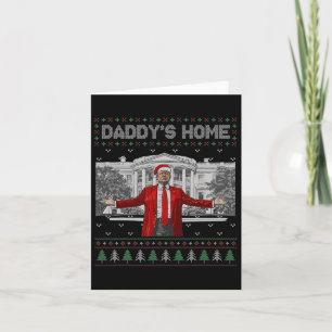 Grappig Papa's Home Trump Lelijke Kersttrui XM Kaart