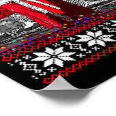 Grappig Papa's Home Trump Lelijke Kersttrui XM Poster (Hoek)