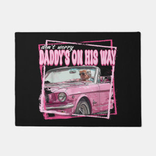 Grappig papa's huis Trump Pink 2024 Take America B Deurmat