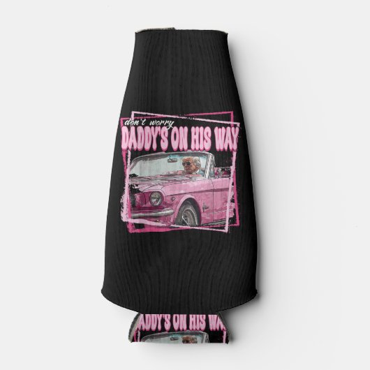 Grappig papa's huis Trump Pink 2024 Take America B Flesjeskoeler (Voorkant)