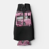 Grappig papa's huis Trump Pink 2024 Take America B Flesjeskoeler (Achterkant)