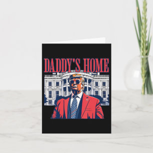 Grappig papa's huis Trump Pink 2024 Take America B Kaart