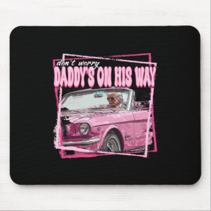 Grappig papa's huis Trump Pink 2024 Take America B Muismat