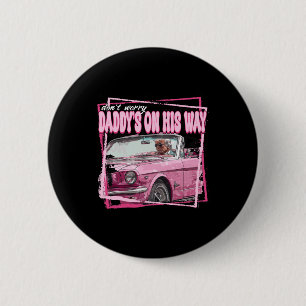 Grappig papa's huis Trump Pink 2024 Take America B Ronde Button 5,7 Cm