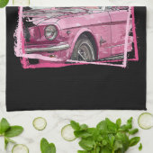 Grappig papa's huis Trump Pink 2024 Take America B Theedoek (Gevouwen)