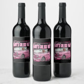 Grappig papa's huis Trump Pink 2024 Take America B Wijn Etiket (Flessen)