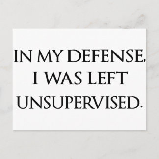 Grappig pardon citate Witty Manly Typography Quott Briefkaart