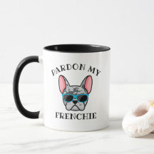 Grappig Pardon my Frenchie Blue Merle Franse Bulld