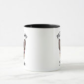 Grappig Pardon my Frenchie bruine en lichtbruine F Mok (Midden)