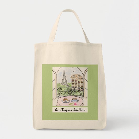Grappig Parijs en Eiffeltoren ALTIJD PARIJS Tote Bag (Voorkant)