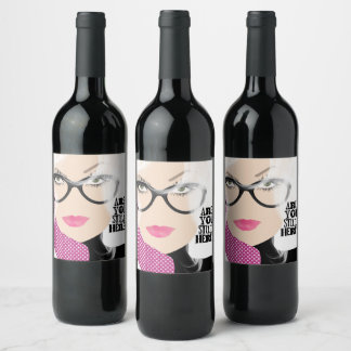 Grappig PartyWare - LaRue's Fleslabels Wijn Etiket