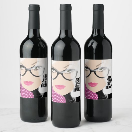 Grappig PartyWare - LaRue's Fleslabels Wijn Etiket (Flessen)