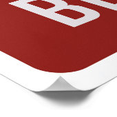 Grappig, pas op poster (Hoek)