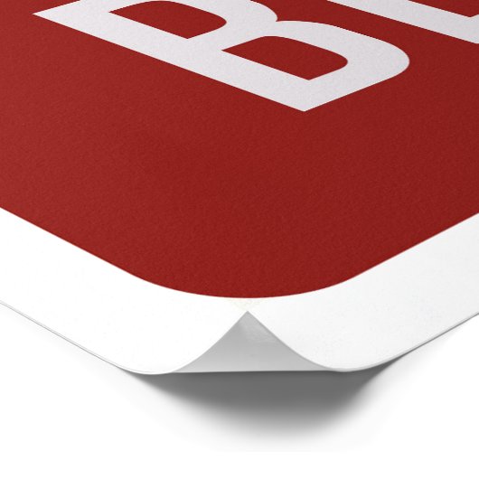 Grappig, pas op poster (Hoek)