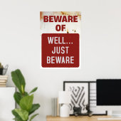 Grappig, pas op poster (Thuiskantoor)