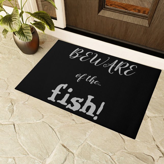 Grappig Pas op voor de ongebruikelijke waarschuwin Deurmat (Creator heeft geüpload)