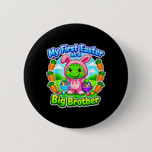 Grappig Pasen Als Een Grote Broer Schattig Pasen Ronde Button 5,7 Cm
