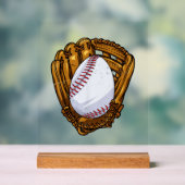 Grappig Pasen Ei Honkbal Ei Jagen Paasdag M Acryl Bord (Neutraal)