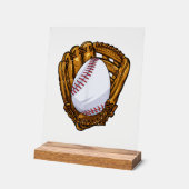 Grappig Pasen Ei Honkbal Ei Jagen Paasdag M Acryl Bord (Hoek)