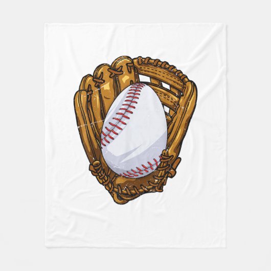 Grappig Pasen Ei Honkbal Ei Jagen Paasdag M Fleece Deken (Voorkant)