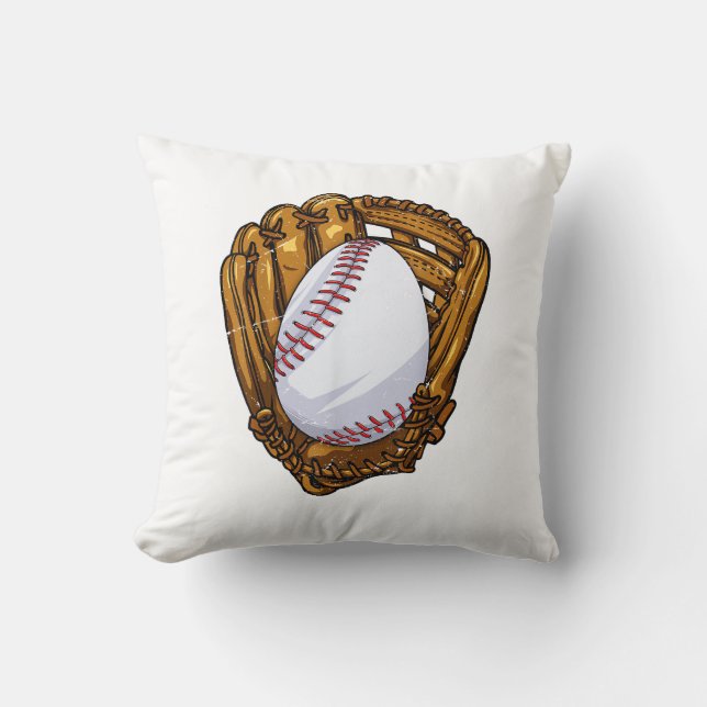 Grappig Pasen Ei Honkbal Ei Jagen Paasdag M Kussen (Voorkant)