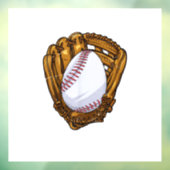 Grappig Pasen Ei Honkbal Ei Jagen Paasdag M Raamsticker (Vel 3)
