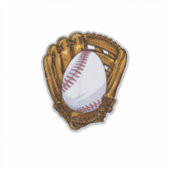 Grappig Pasen Ei Honkbal Ei Jagen Paasdag M Sticker (Voorkant)