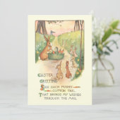 Grappig  Pasen en Rhyme Feestdagenkaart (Staand voorkant)