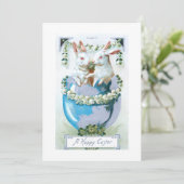 Grappig  Pasen in eieren Feestdagenkaart (Staand voorkant)