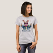 Grappig Pasen T-shirt – Schattig & Grappig Konijn (Voorkant volledig)