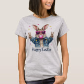 Grappig Pasen T-shirt – Schattig & Grappig Konijn (Voorkant)