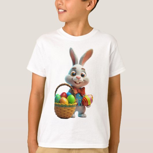 Grappig Pasen T-shirt voor kinderen (Voorkant)
