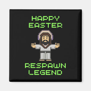 Grappig Pasen Videogame Jezus - Respawn Legend - V Magneet